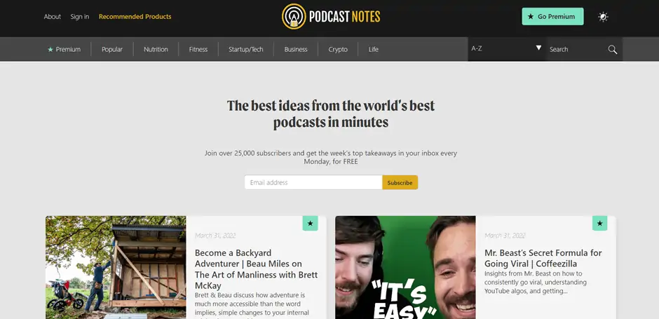 Podcast Notes
