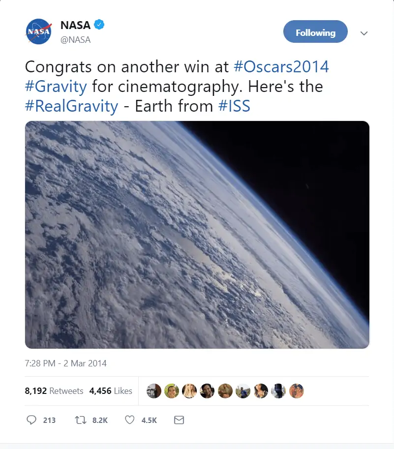 nasa real-time marketing campaign