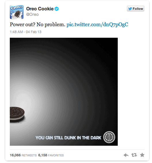 oreo real-time marketing campaign