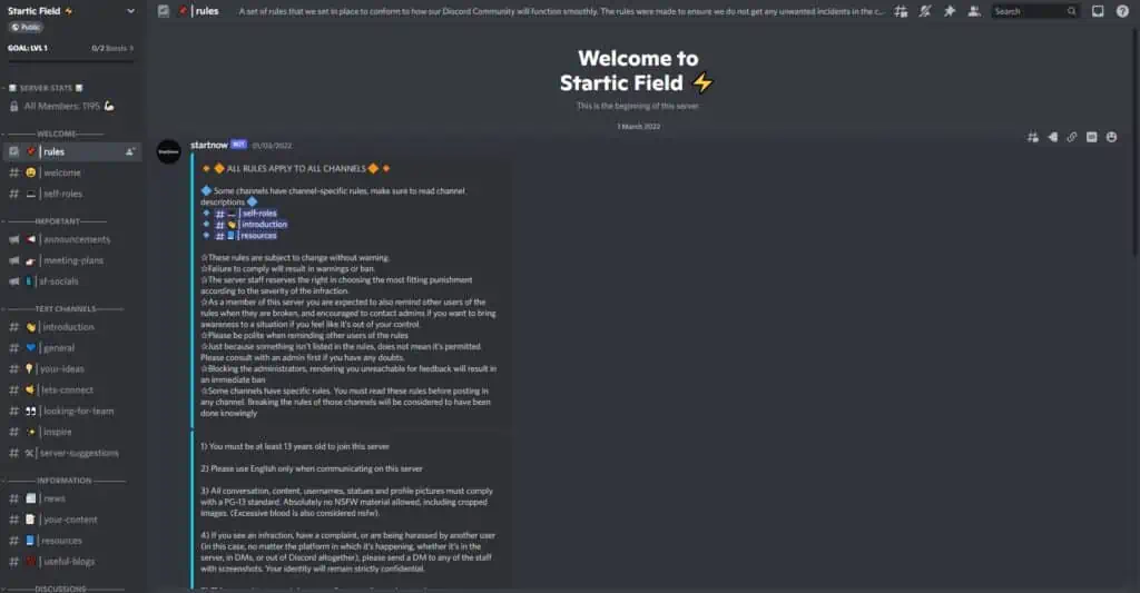 Startic Field