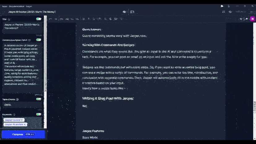 Jasper AI Review Blog Post Jasper AI Review Blog Post