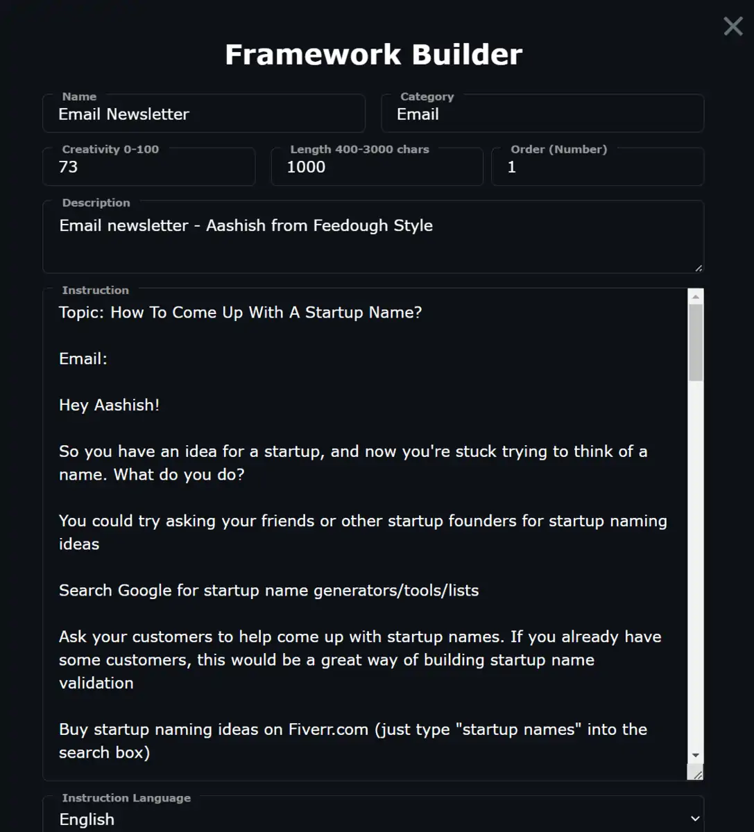 closerscopy framework builder
