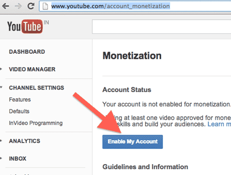 The Start Of Monetisation