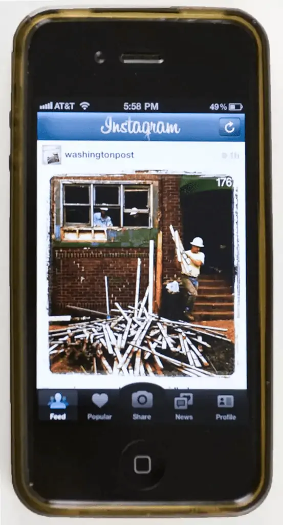 This is how instagram looked when it was launched.