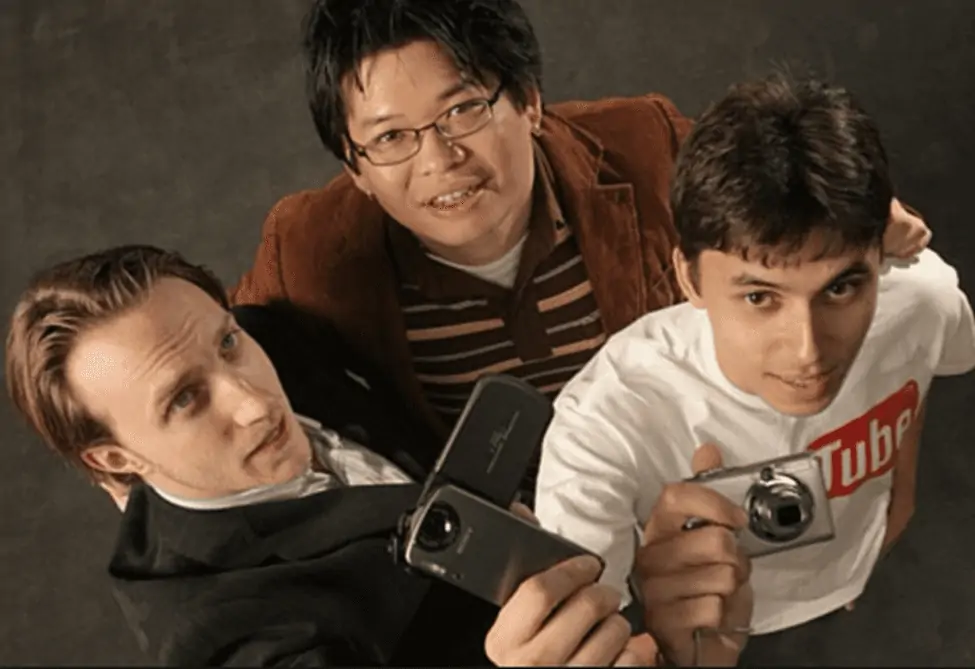 Chad Hurley, Steve Chen and Jawed Karim