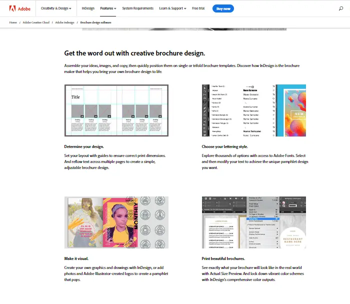 Make Brochure On  Adobe InDesign