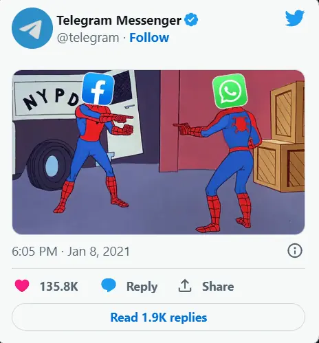 Telegram Vs WhatsApp: The Public Rivalry