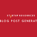 blog post generator
