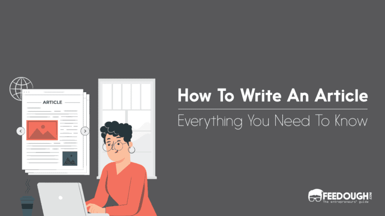 how to write an article