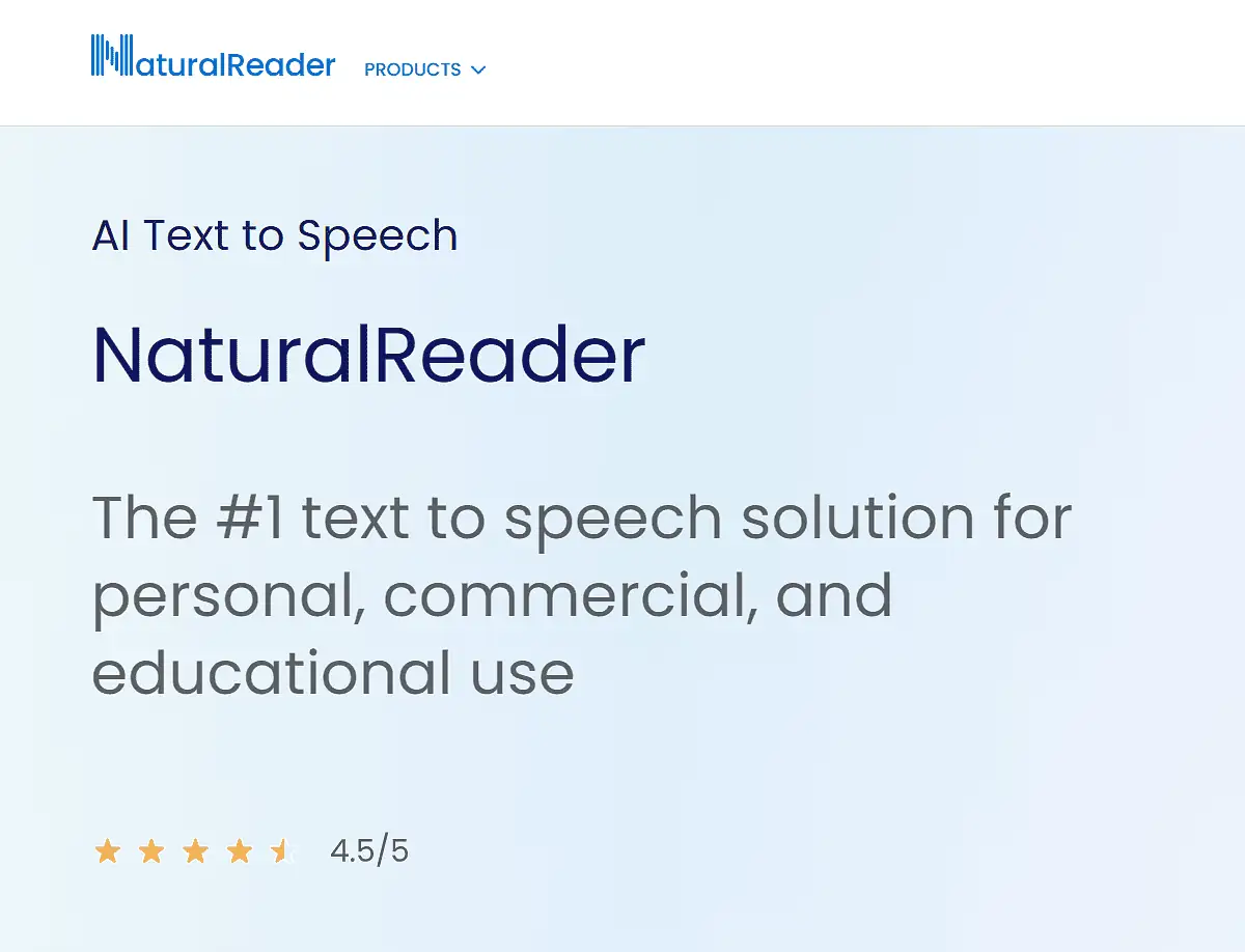Natural Reader Text To Speech Software