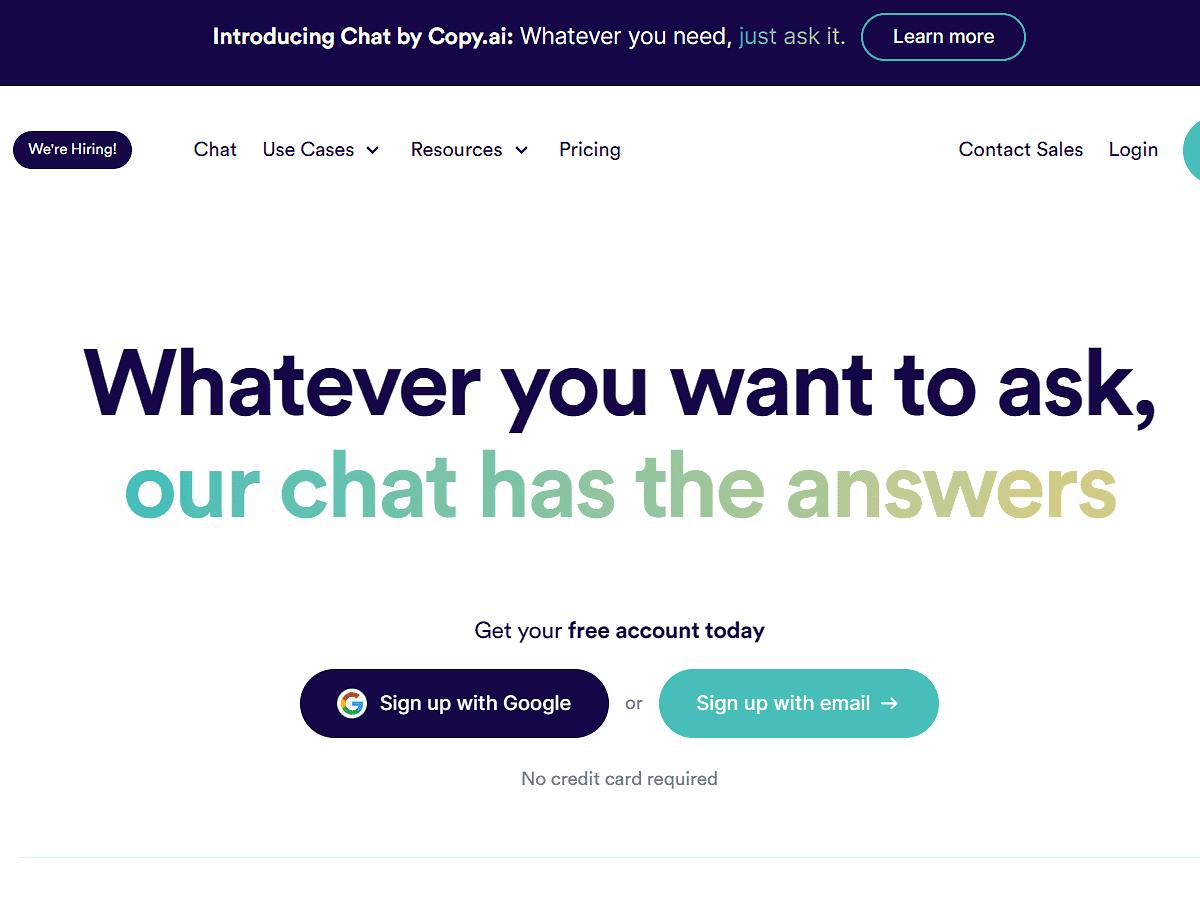 copy.ai copy.ai ad copy generator