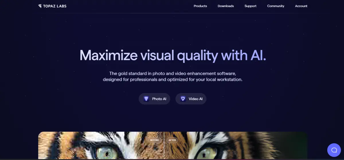 Topaz Labs AI Tools For Designers