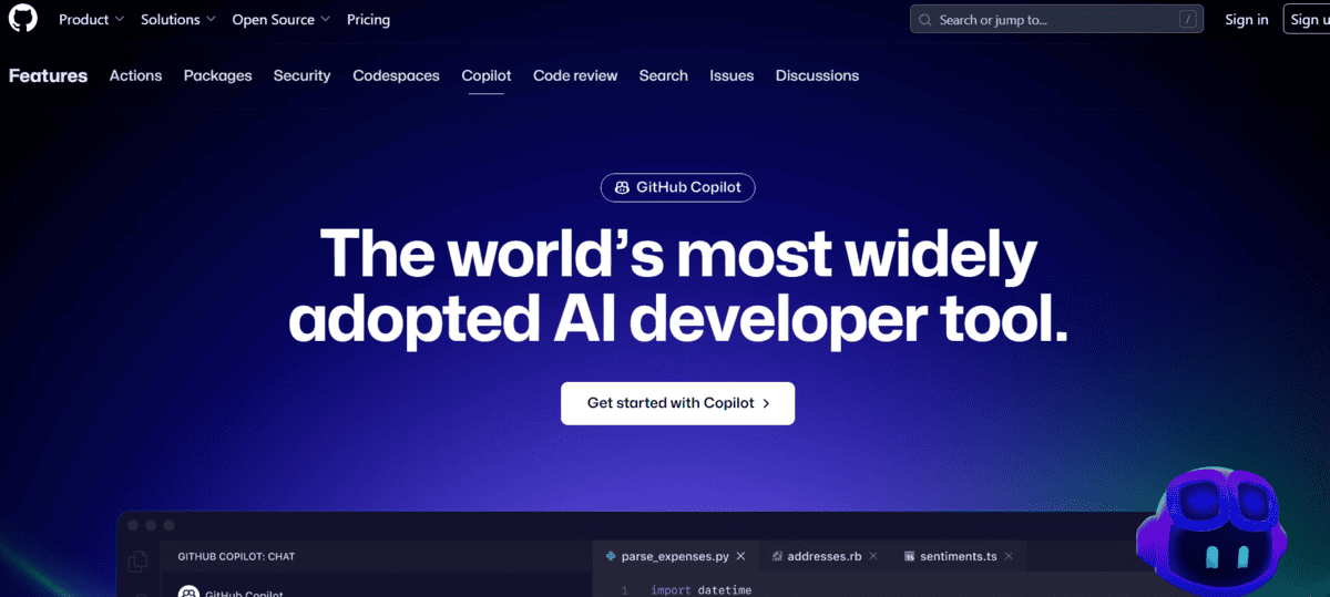 Screenshot 2024-01-31 160535 Github Copilot