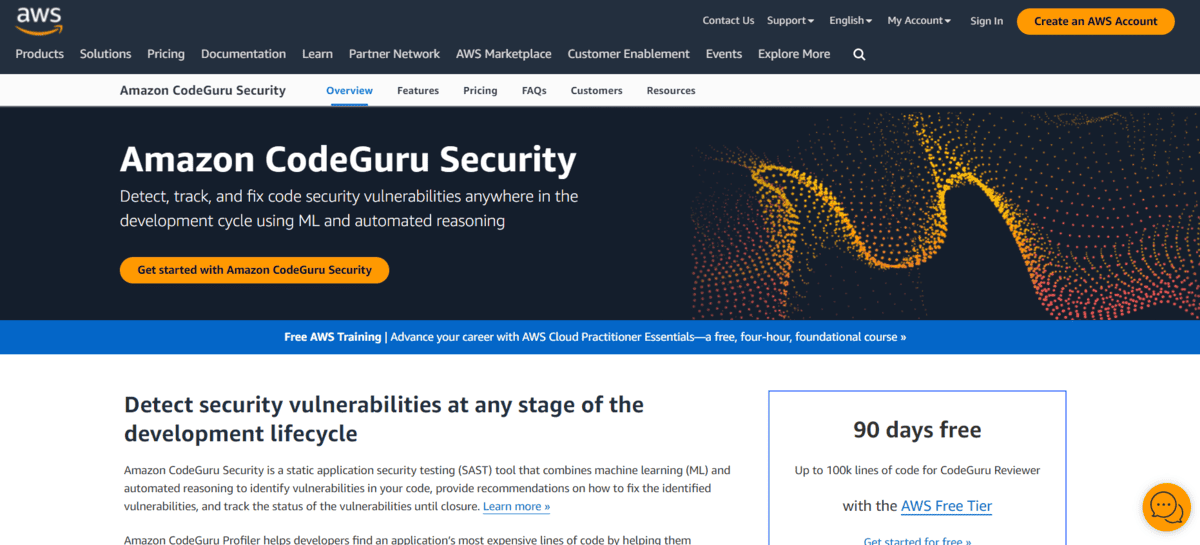 Screenshot 2024-01-31 161044 Amazon CodeGuru - AI Tools for Developers