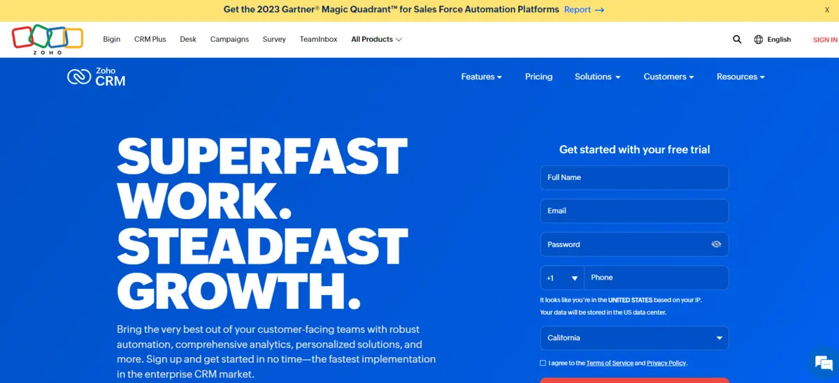 Zoho CRM