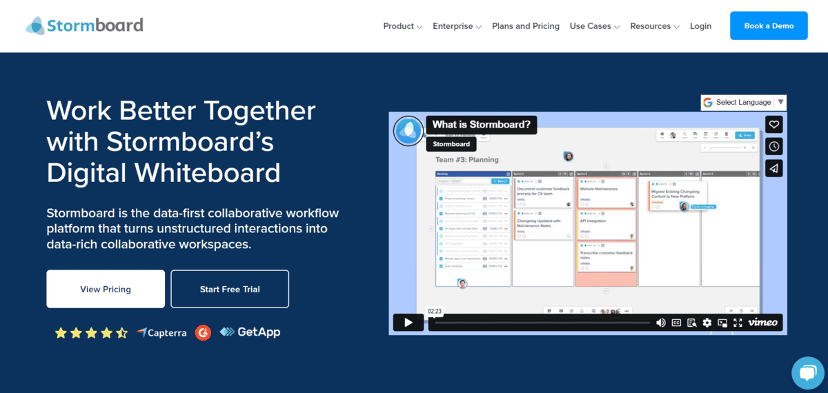 Stormboard Best Ideation Tools- Stormboard