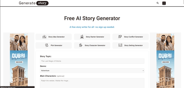 GenerateStory