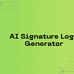 ai signature logo generator