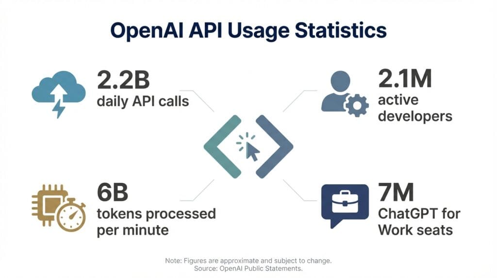 OpenAI API usage statics
