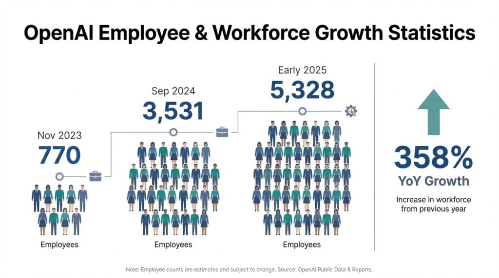 OpenAI Employee & Workforce growth