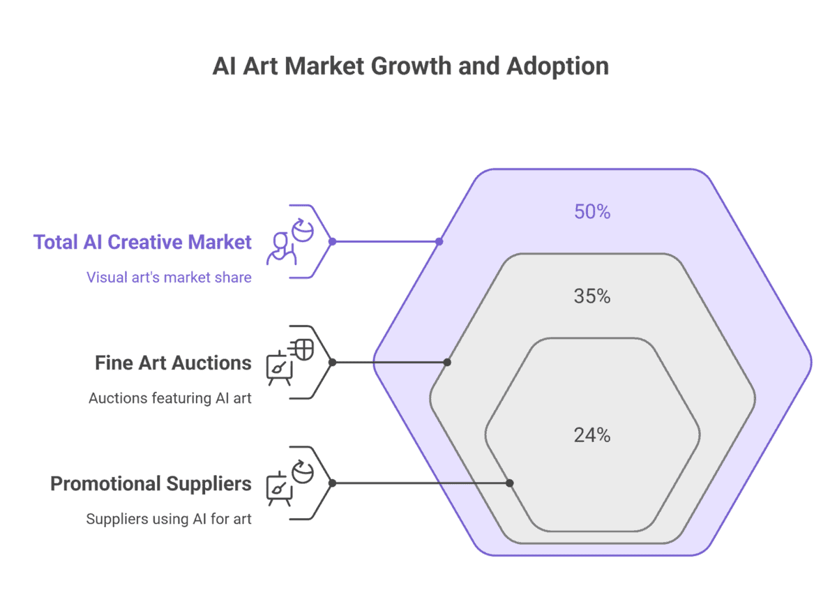 86+ AI Art Statistics 2026: Growth, Usage & Industry Impact - Feedough
