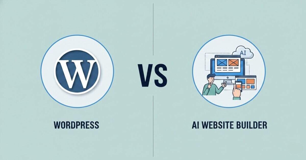 ai website builder vs wordpress