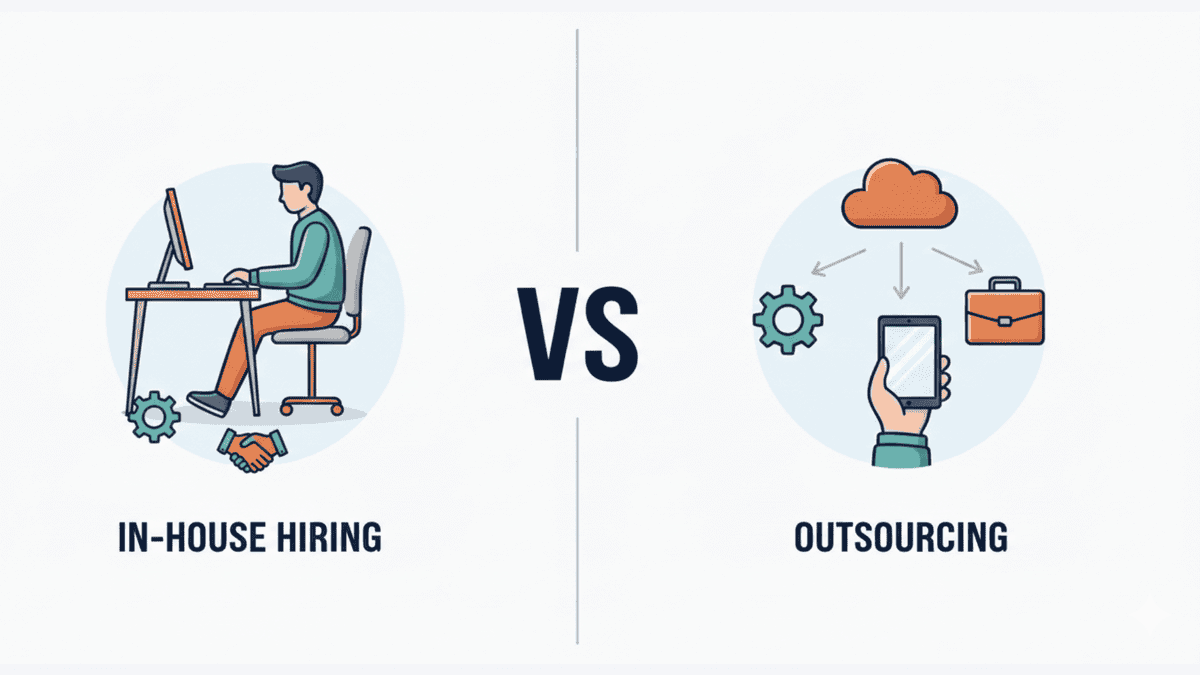 outsourcing vs in house hiring