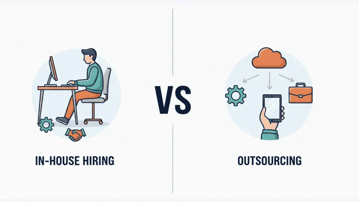 outsourcing vs in house hiring