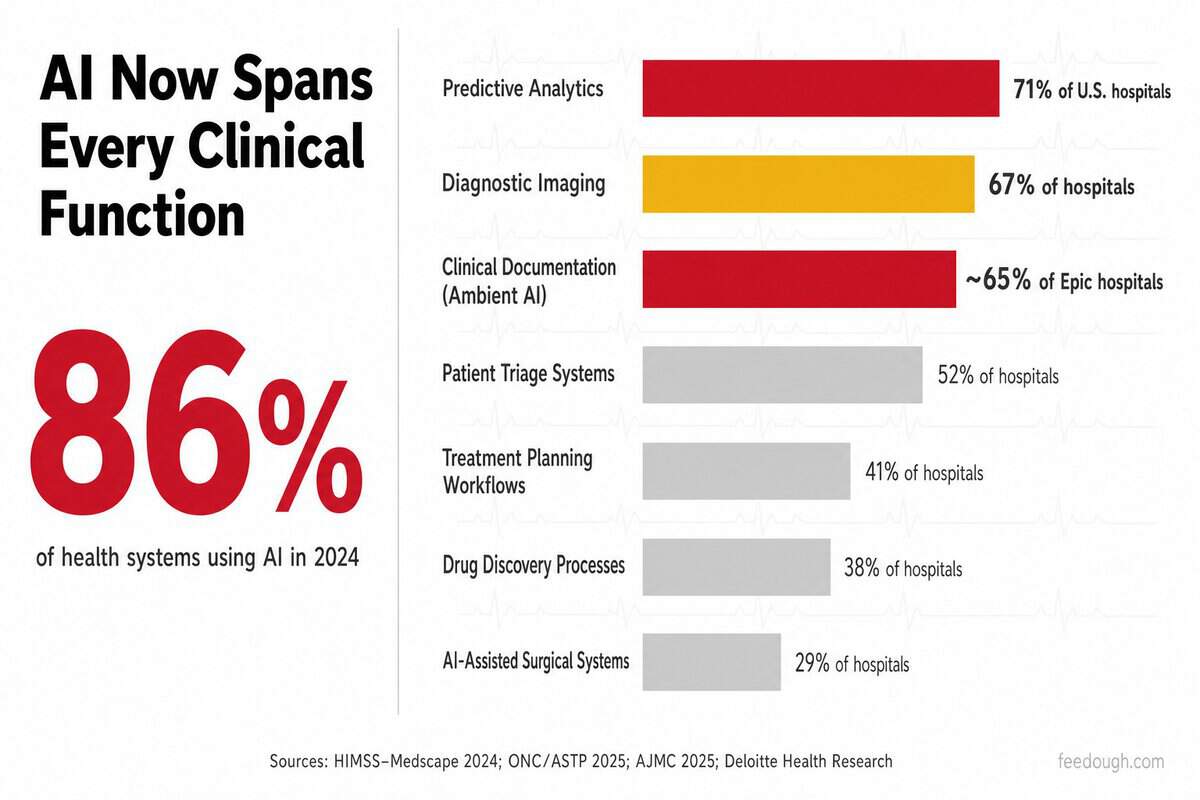 Clinical Applications of AI in Healthcare